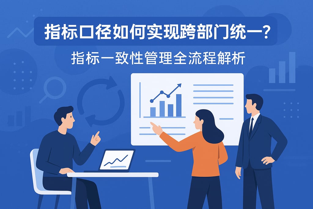 指标口径如何实现跨部门统一？指标一致性管理全流程解析