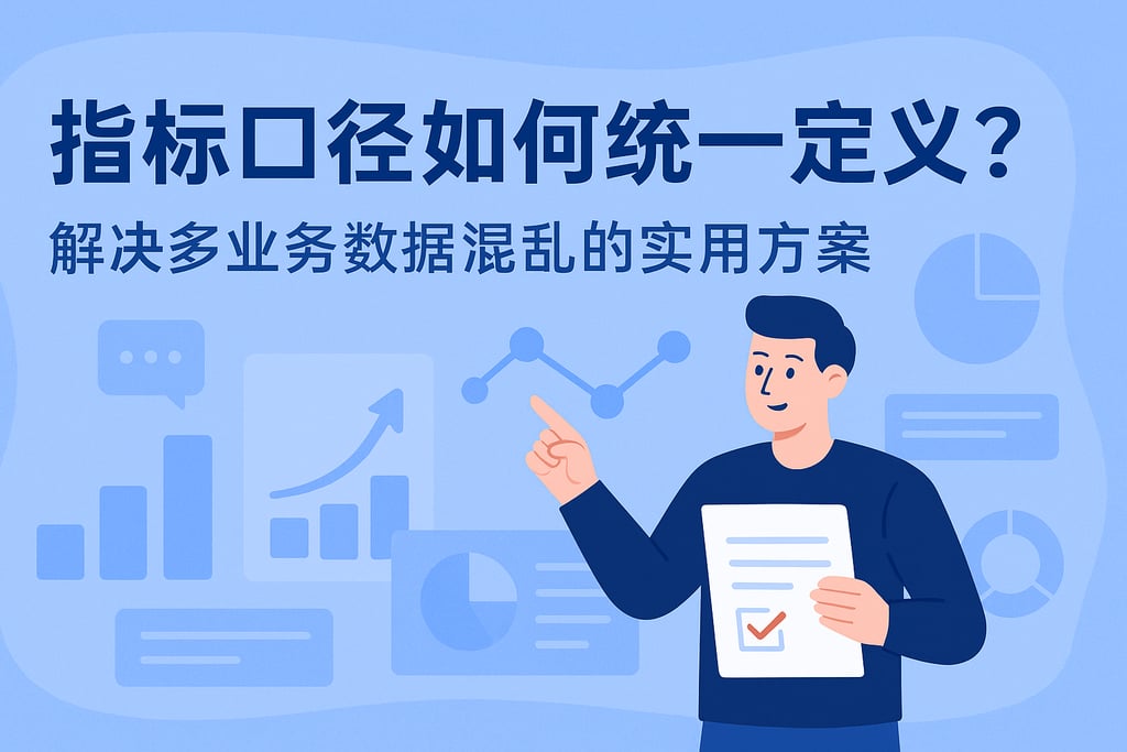 指标口径如何统一定义？解决多业务数据混乱的实用方案