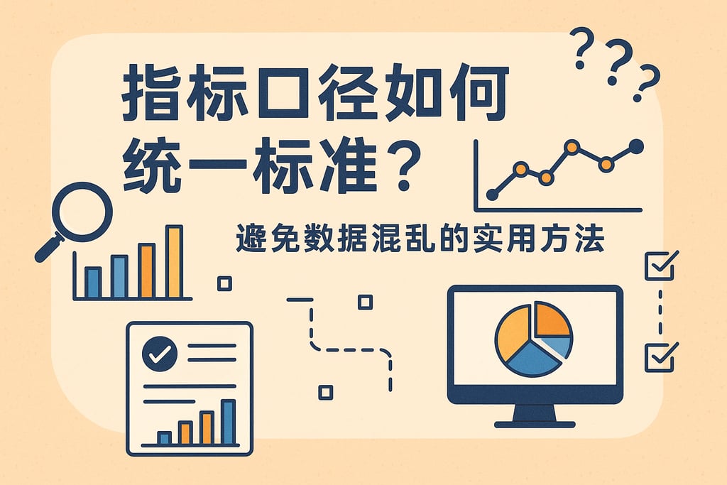 指标口径如何统一标准？避免数据混乱的实用方法