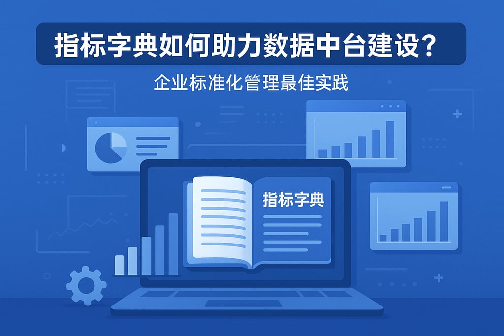 指标字典如何助力数据中台建设？企业标准化管理最佳实践