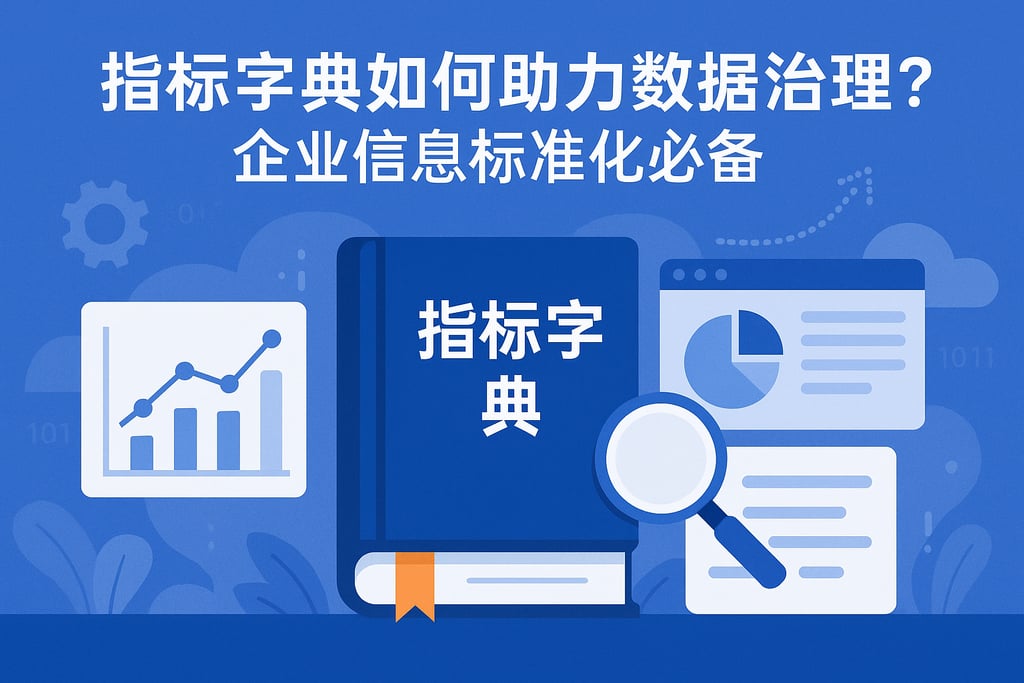 指标字典如何助力数据治理？企业信息标准化必备