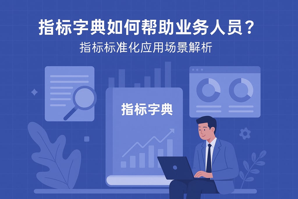 指标字典如何帮助业务人员？指标标准化应用场景解析