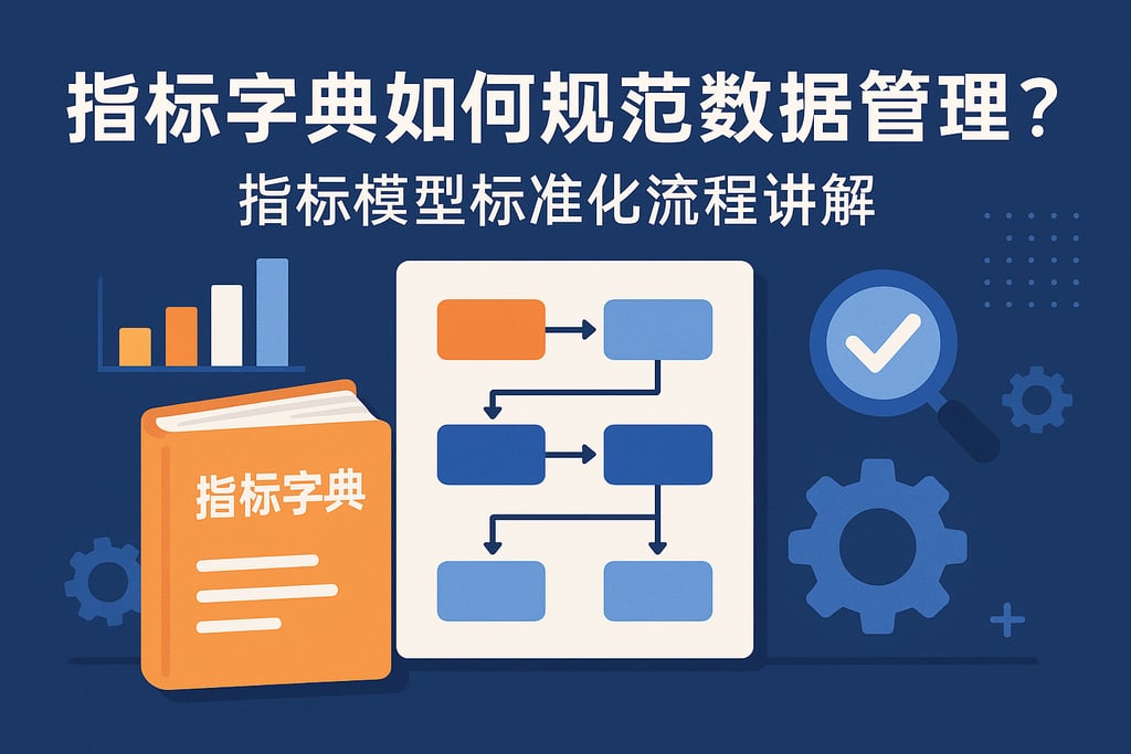 指标字典如何规范数据管理？指标模型标准化流程讲解