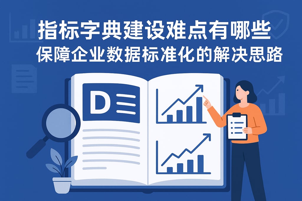 指标字典建设难点有哪些？保障企业数据标准化的解决思路