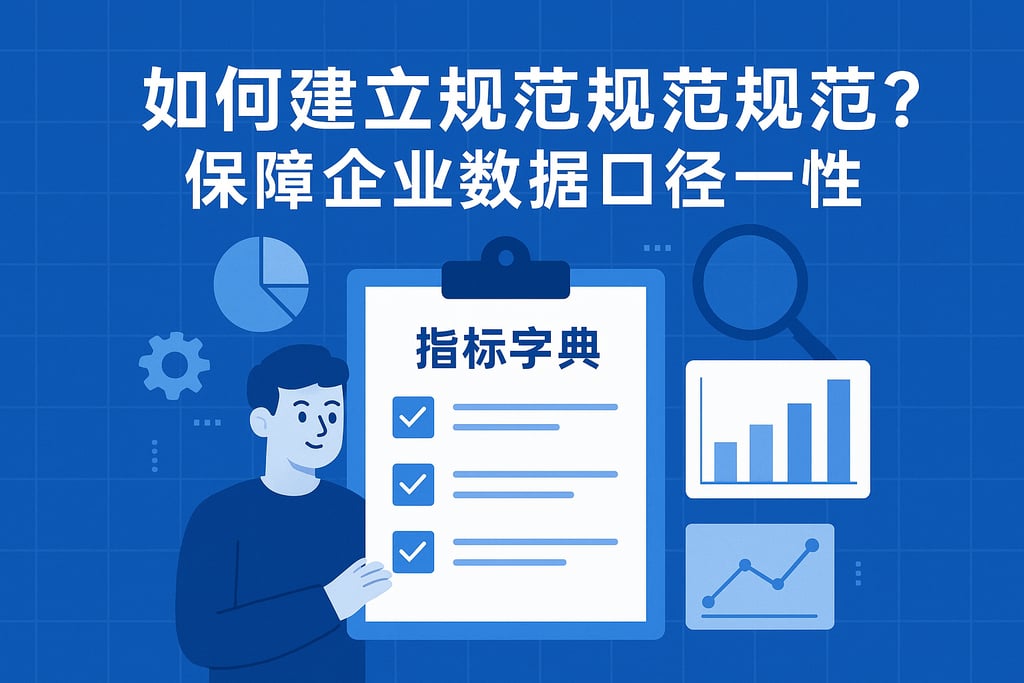 指标字典怎么建立规范？保障企业数据口径一致性