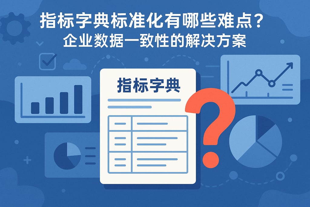 指标字典标准化有哪些难点？企业数据一致性的解决方案