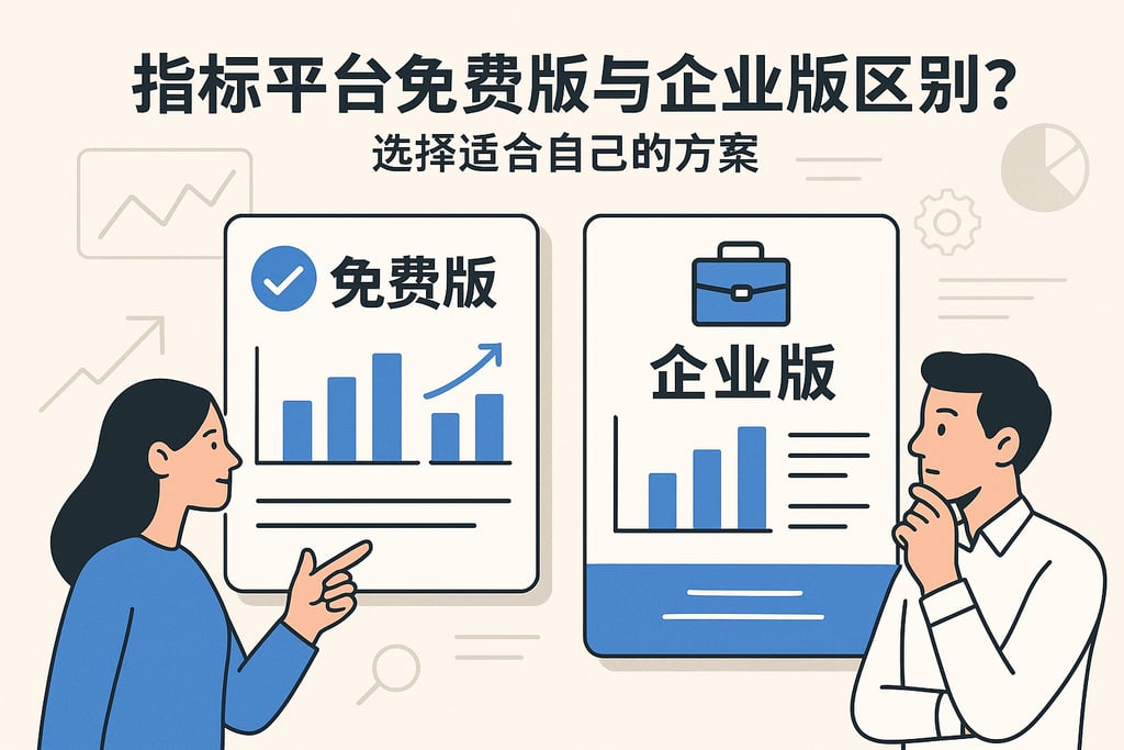 指标平台免费版与企业版区别？选择适合自己的方案