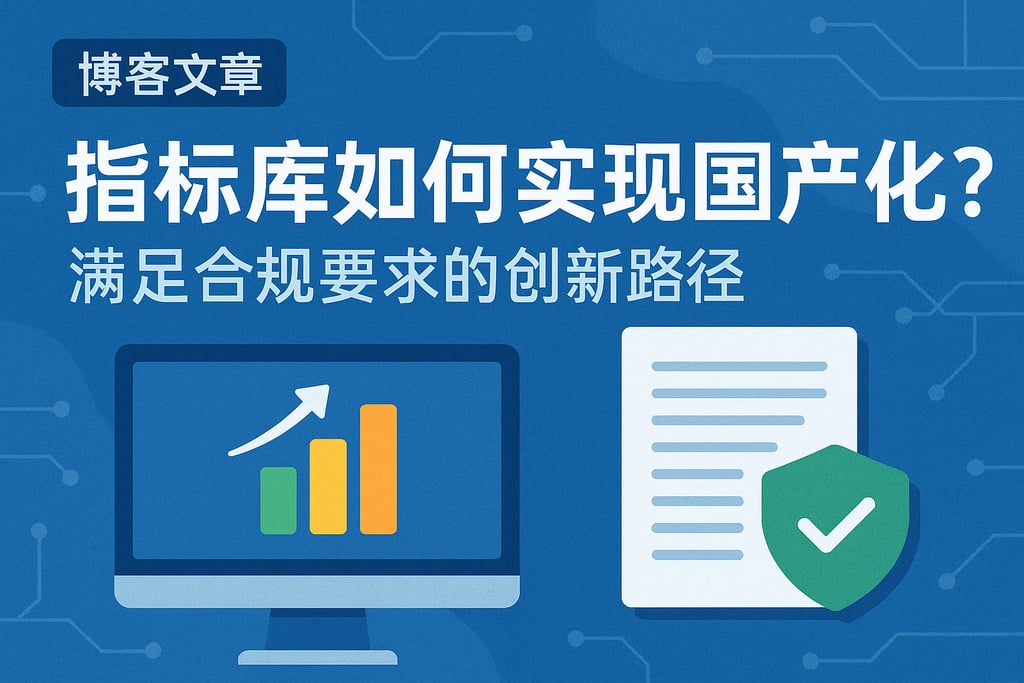 指标库如何实现国产化？满足合规要求的创新路径