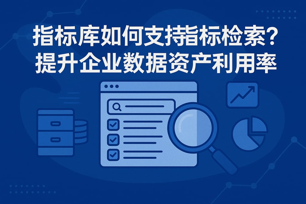 指标库如何支持指标检索？提升企业数据资产利用率