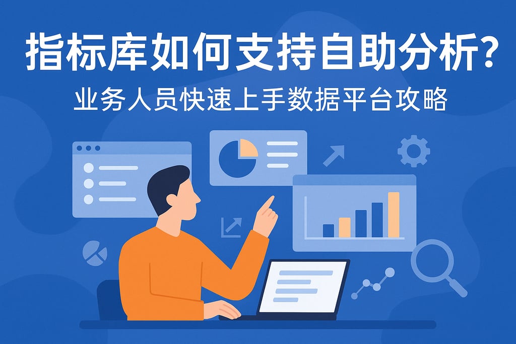 指标库如何支持自助分析？业务人员快速上手数据平台攻略