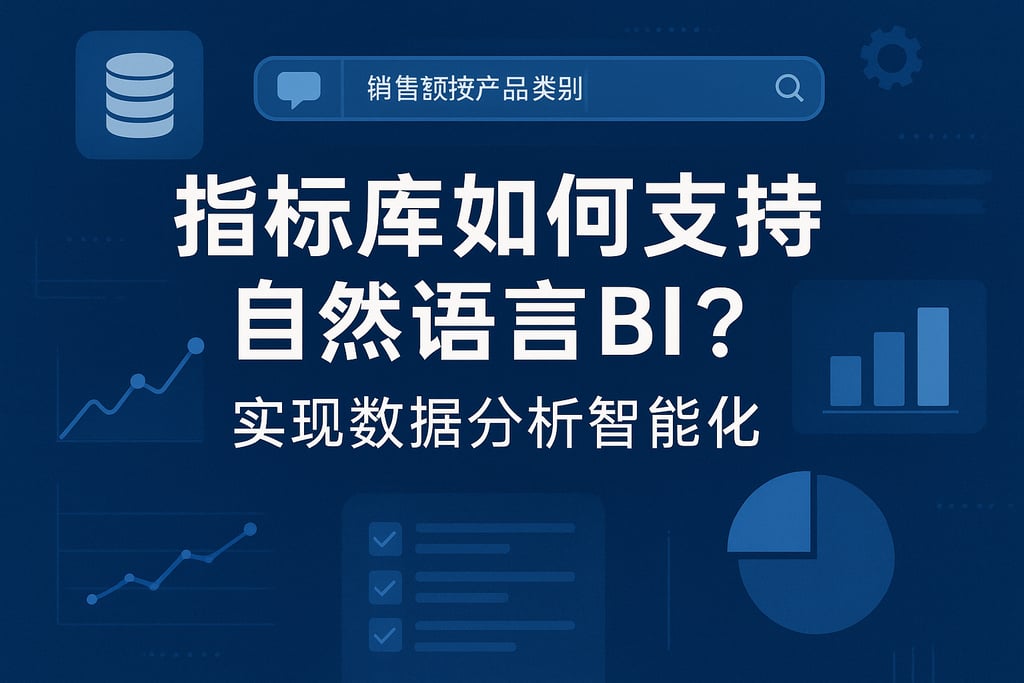 指标库如何支持自然语言BI？实现数据分析智能化