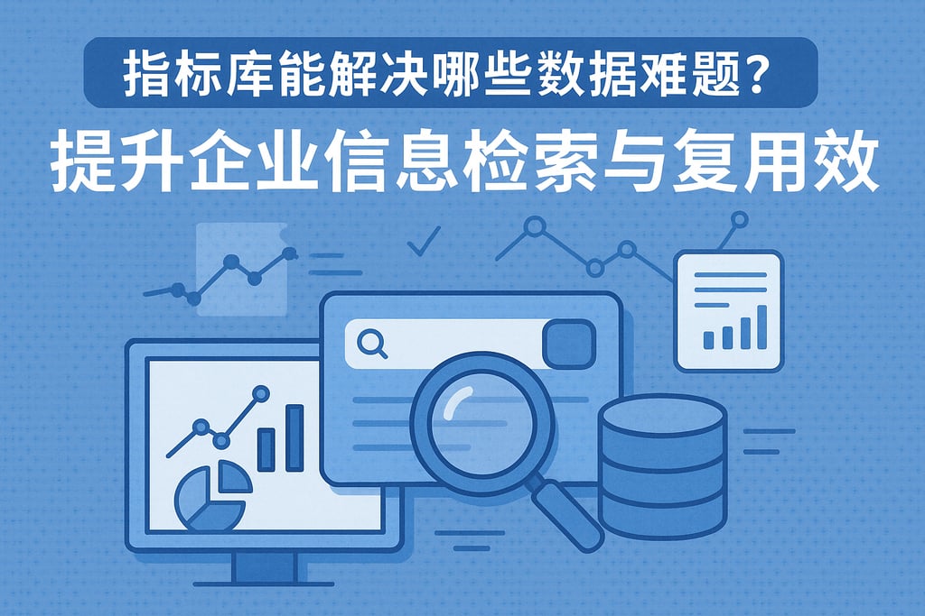 指标库能解决哪些数据难题？提升企业信息检索与复用效率