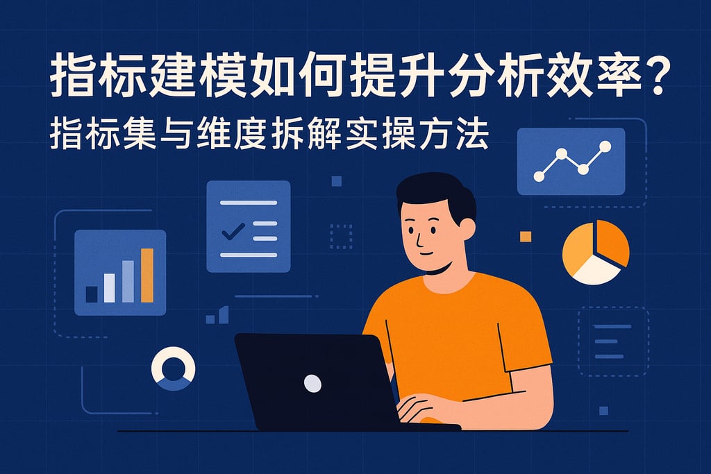 指标建模如何提升分析效率？指标集与维度拆解实操方法