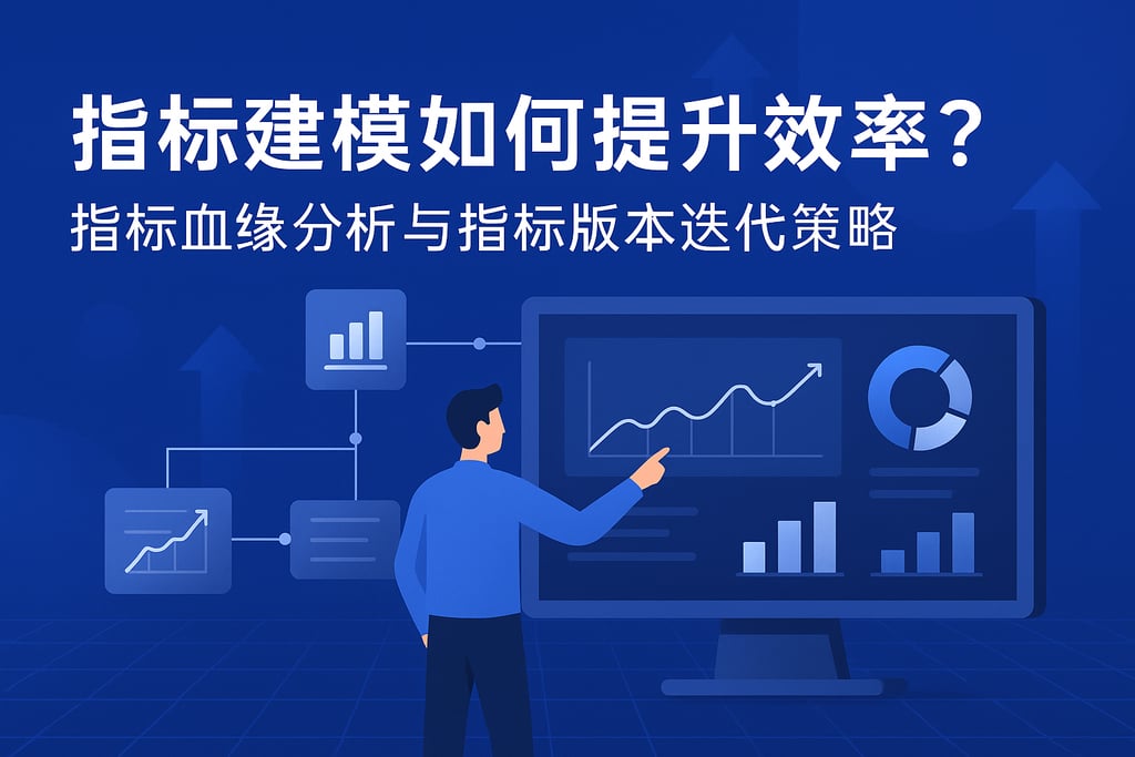 指标建模如何提升效率？指标血缘分析与指标版本迭代策略