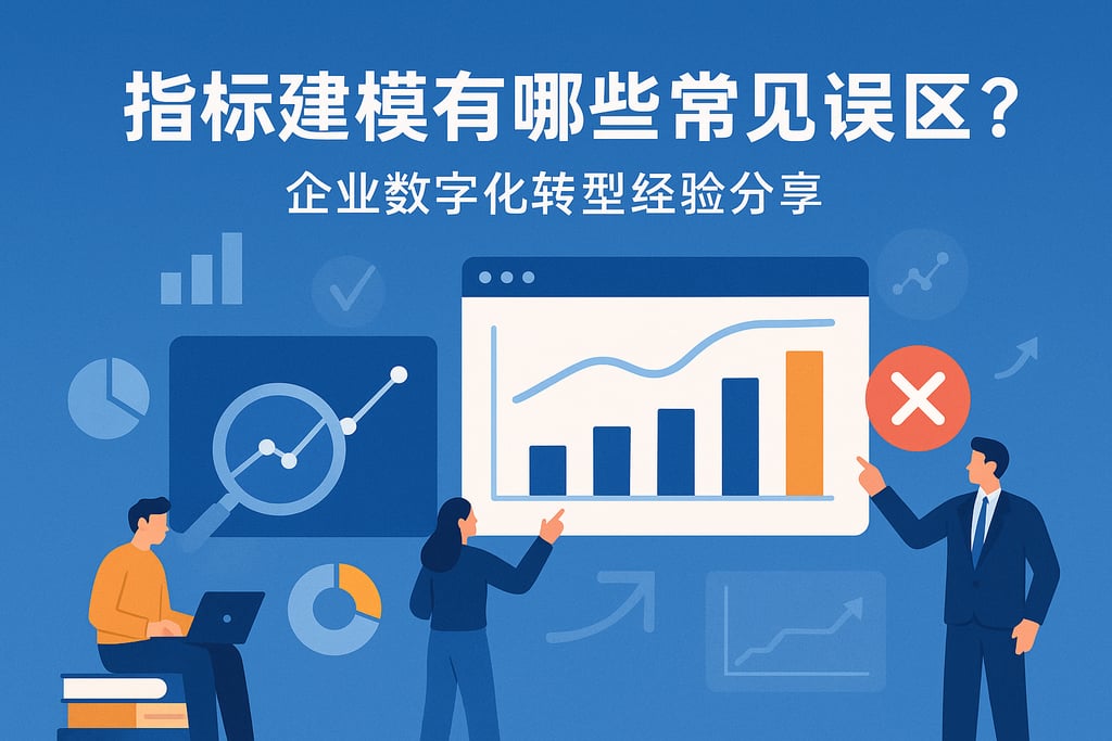 指标建模有哪些常见误区？企业数字化转型经验分享