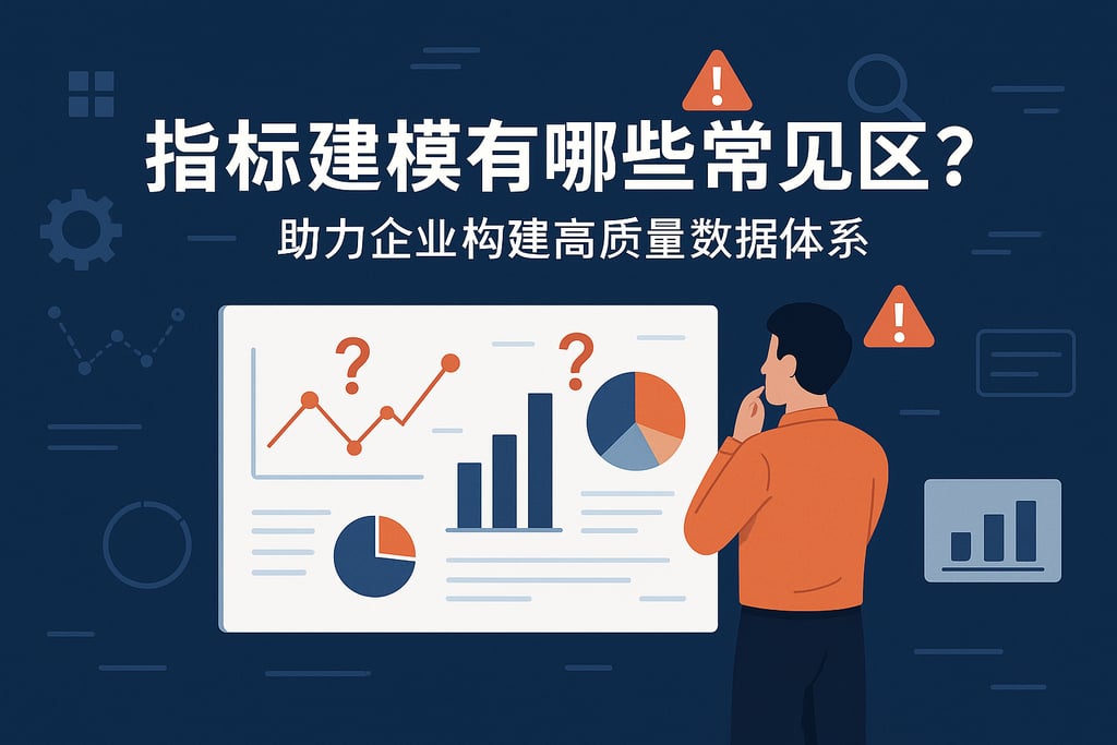 指标建模有哪些常见误区？助力企业构建高质量数据体系