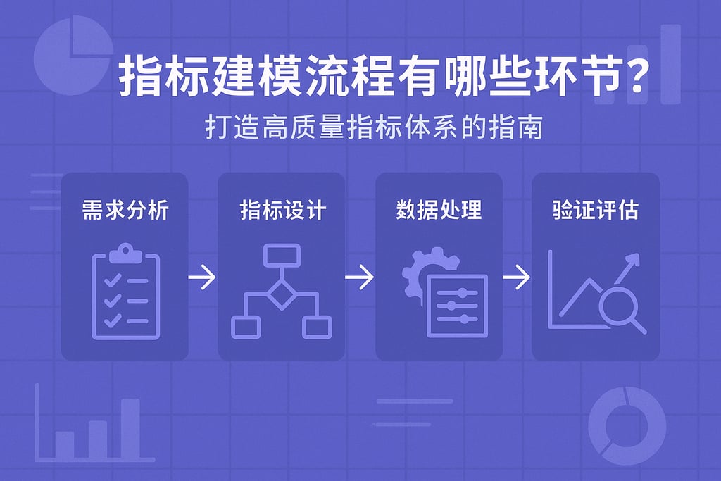 指标建模流程有哪些环节？打造高质量指标体系的指南