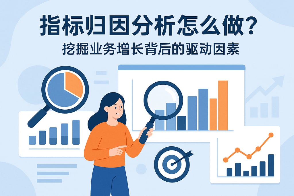 指标归因分析怎么做？挖掘业务增长背后的驱动因素