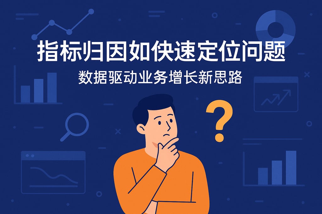 指标归因如何快速定位问题？数据驱动业务增长新思路