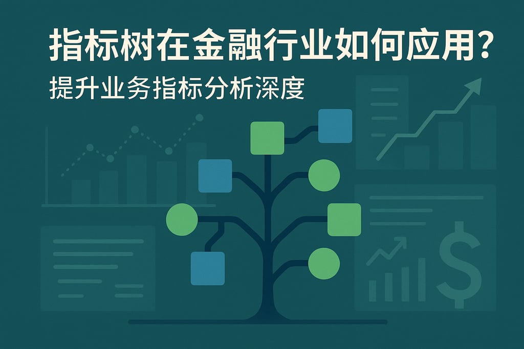 指标树在金融行业如何应用？提升业务指标分析深度