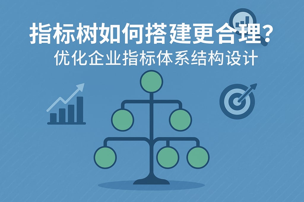 指标树如何搭建更合理？优化企业指标体系结构设计