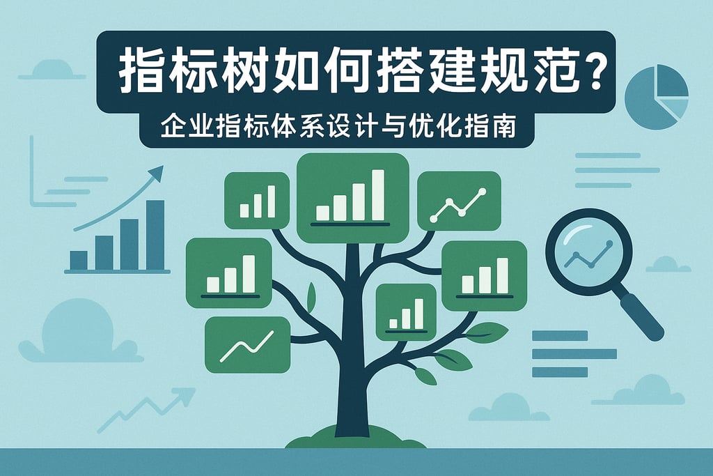 指标树如何搭建规范？企业指标体系设计与优化指南