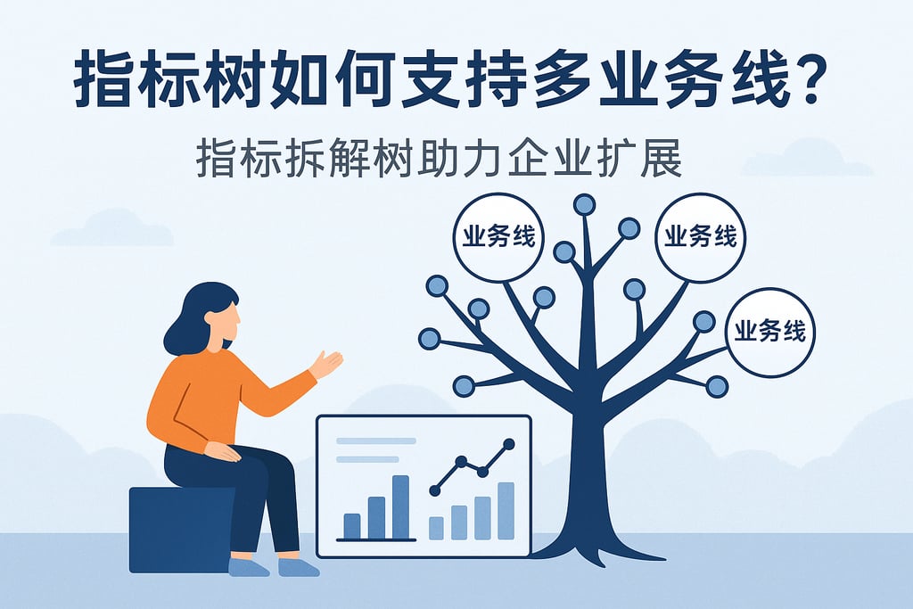 指标树如何支持多业务线？指标拆解树助力企业扩展