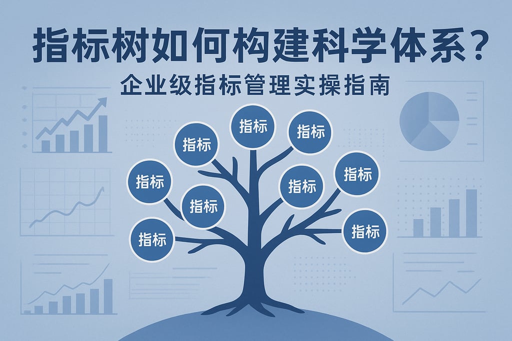 指标树如何构建科学体系？企业级指标管理实操指南