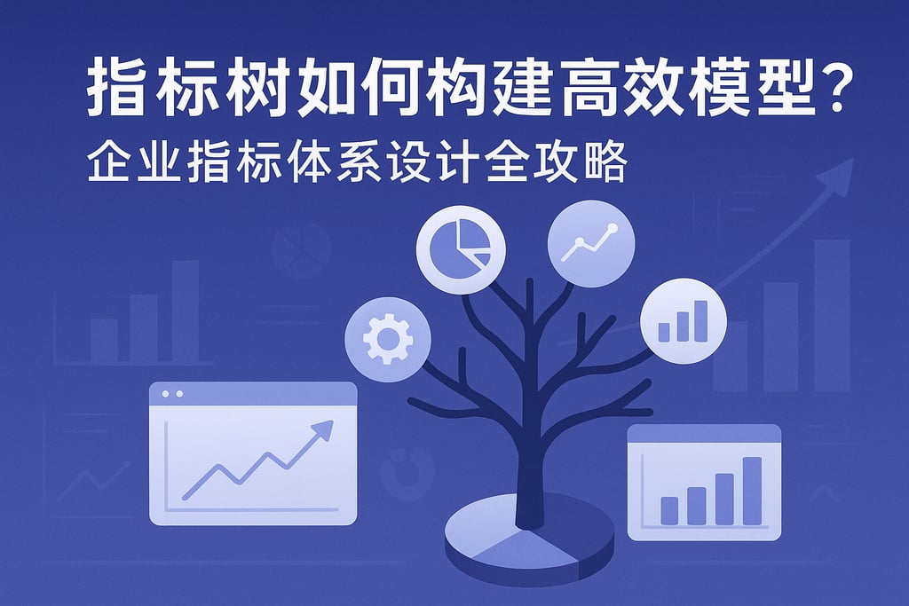指标树如何构建高效模型？企业指标体系设计全攻略