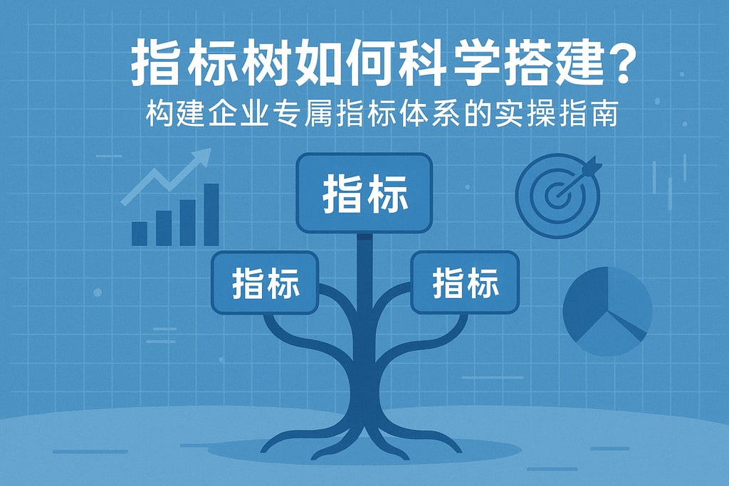 指标树如何科学搭建？构建企业专属指标体系的实操指南