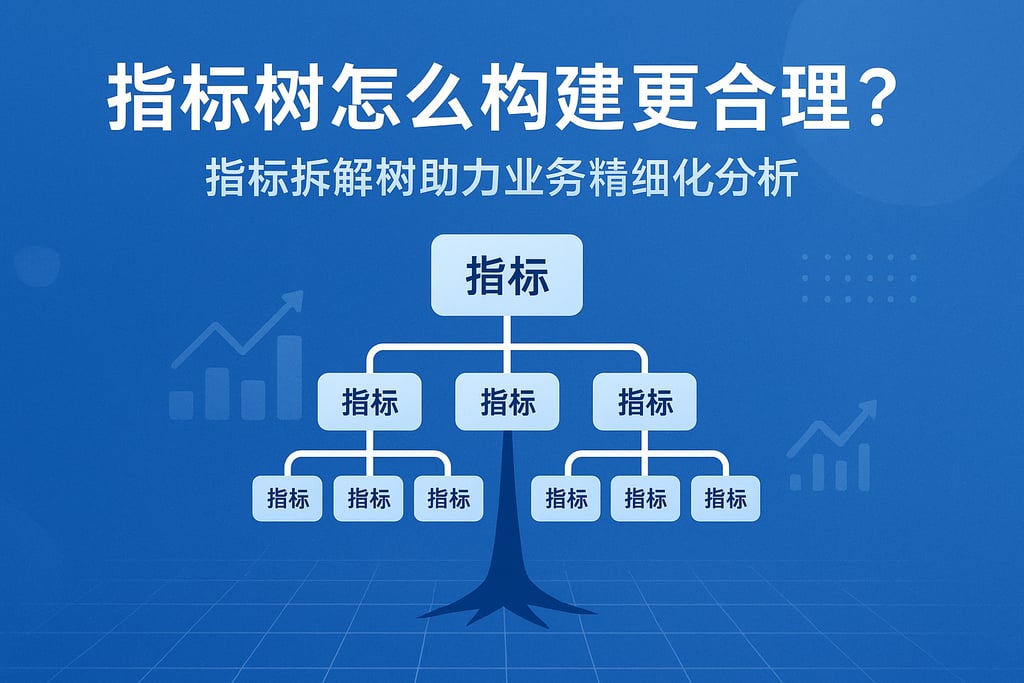 指标树怎么构建更合理？指标拆解树助力业务精细化分析