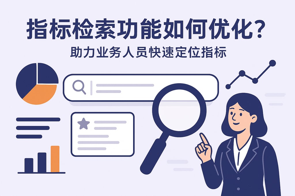 指标检索功能如何优化？助力业务人员快速定位指标