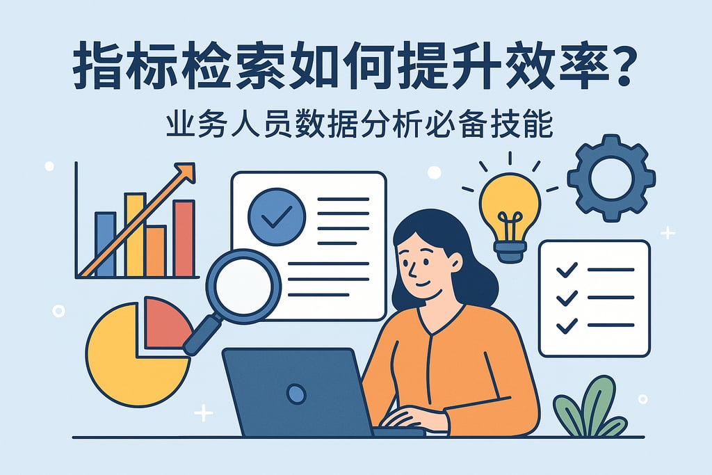 指标检索如何提升效率？业务人员数据分析必备技能