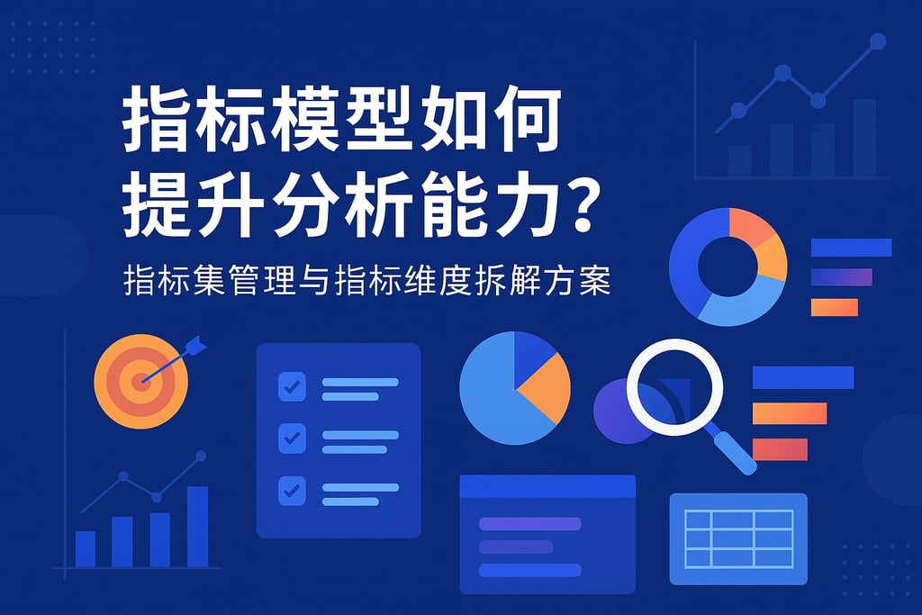 指标模型如何提升分析能力？指标集管理与指标维度拆解方案