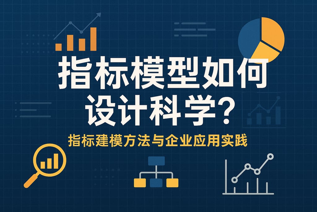 指标模型如何设计科学？指标建模方法与企业应用实践
