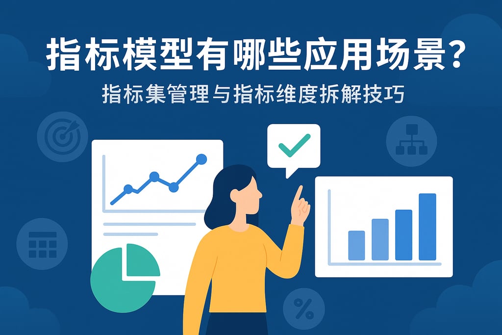 指标模型有哪些应用场景？指标集管理与指标维度拆解技巧