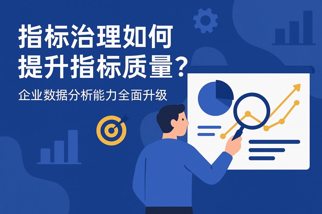 指标治理如何提升指标质量？企业数据分析能力全面升级