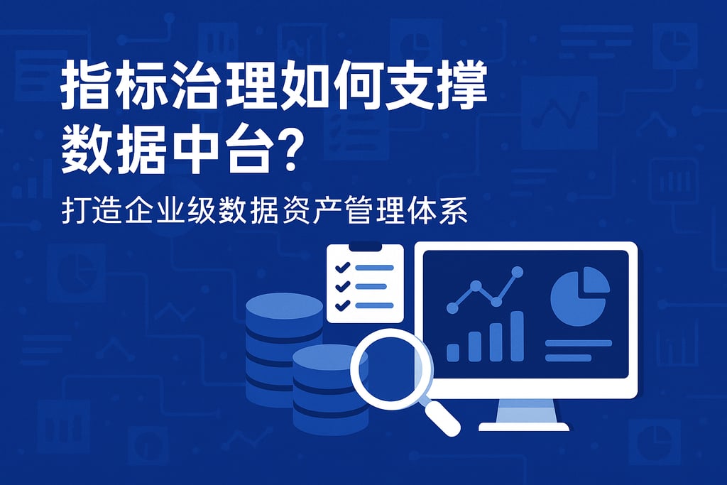 指标治理如何支撑数据中台？打造企业级数据资产管理体系