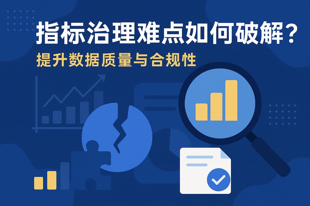 指标治理难点如何破解？提升数据质量与合规性