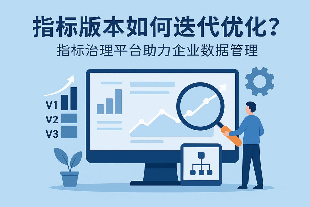 指标版本如何迭代优化？指标治理平台助力企业数据管理