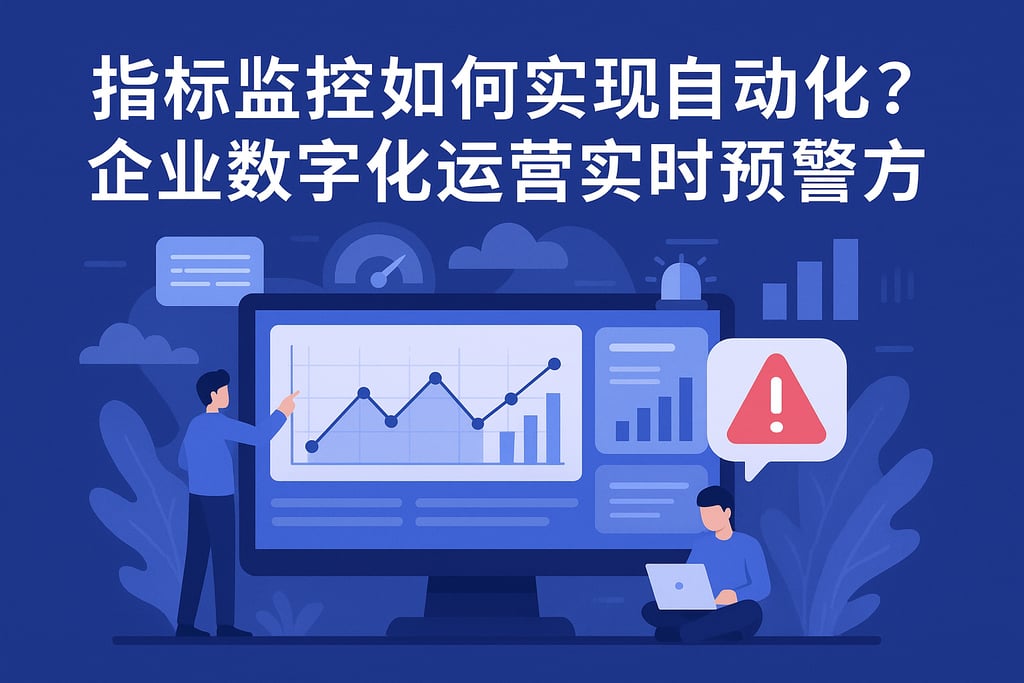 指标监控如何实现自动化？企业数字化运营实时预警方案