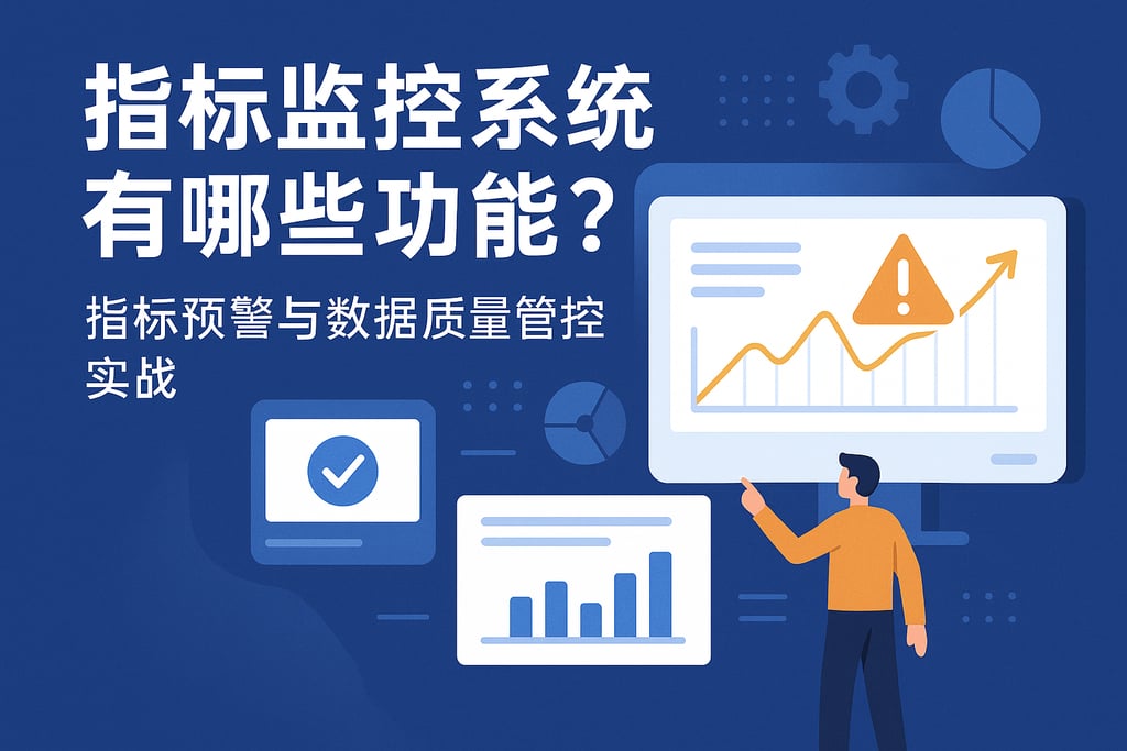 指标监控系统有哪些功能？指标预警与数据质量管控实战