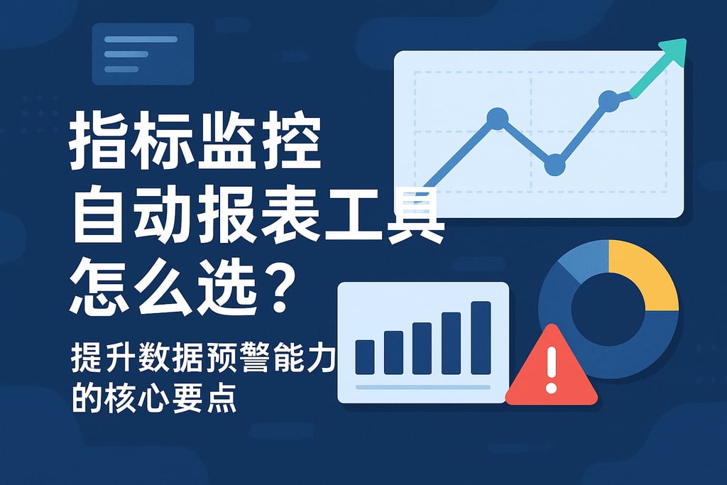 指标监控自动报表工具怎么选？提升数据预警能力的核心要点