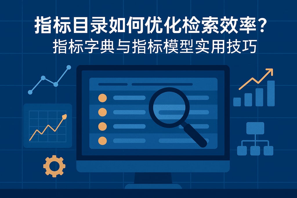 指标目录如何优化检索效率？指标字典与指标模型实用技巧