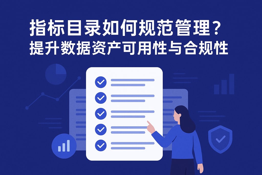 指标目录如何规范管理？提升数据资产可用性与合规性