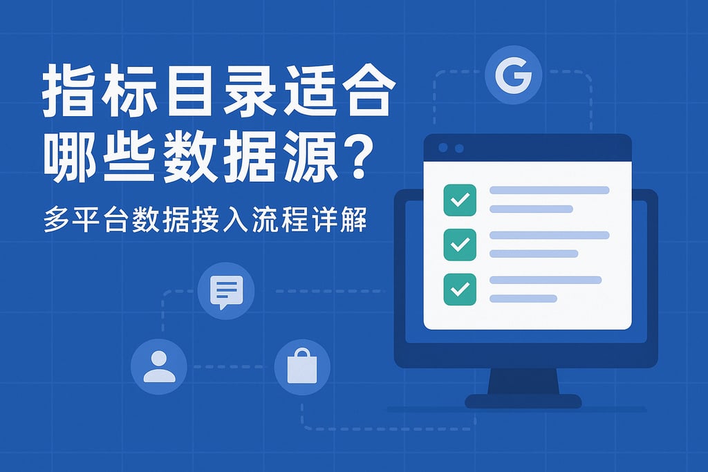 指标目录适合哪些数据源？多平台数据接入流程详解