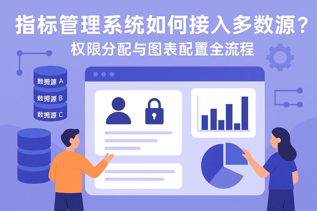 指标管理系统如何接入多数据源？权限分配与图表配置全流程