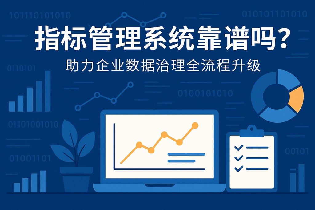 指标管理系统靠谱吗？助力企业数据治理全流程升级
