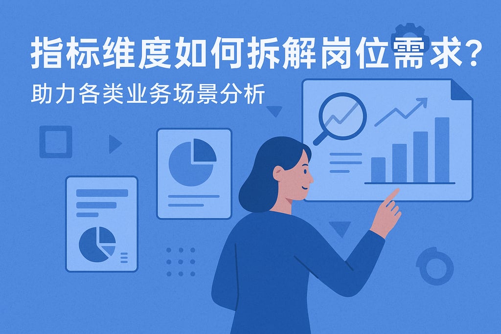 指标维度如何拆解岗位需求？助力各类业务场景分析