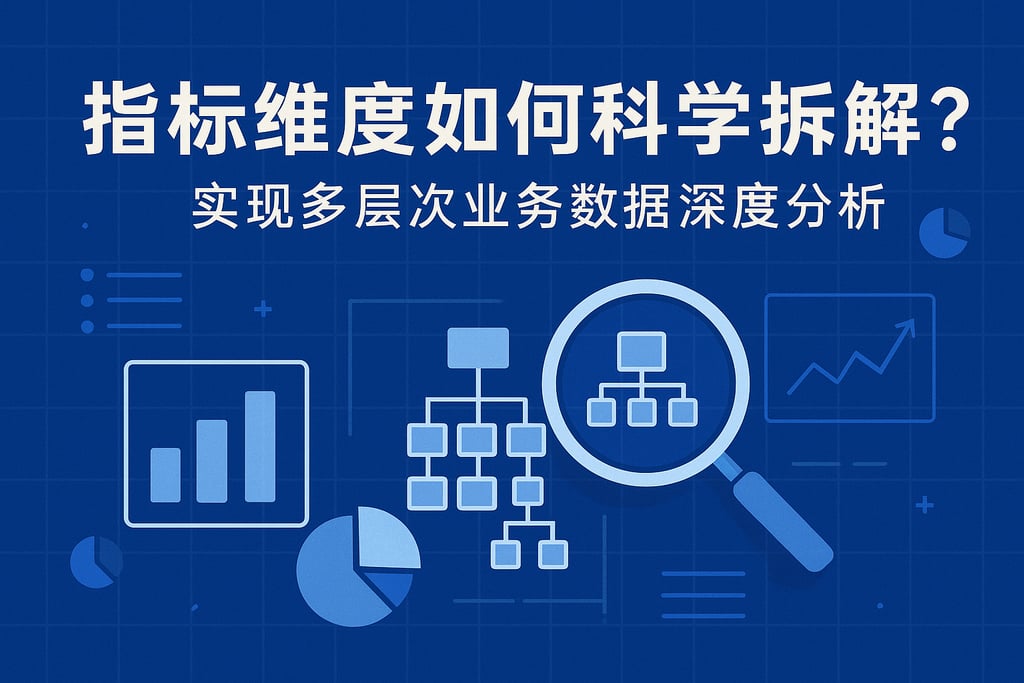 指标维度如何科学拆解？实现多层次业务数据深度分析